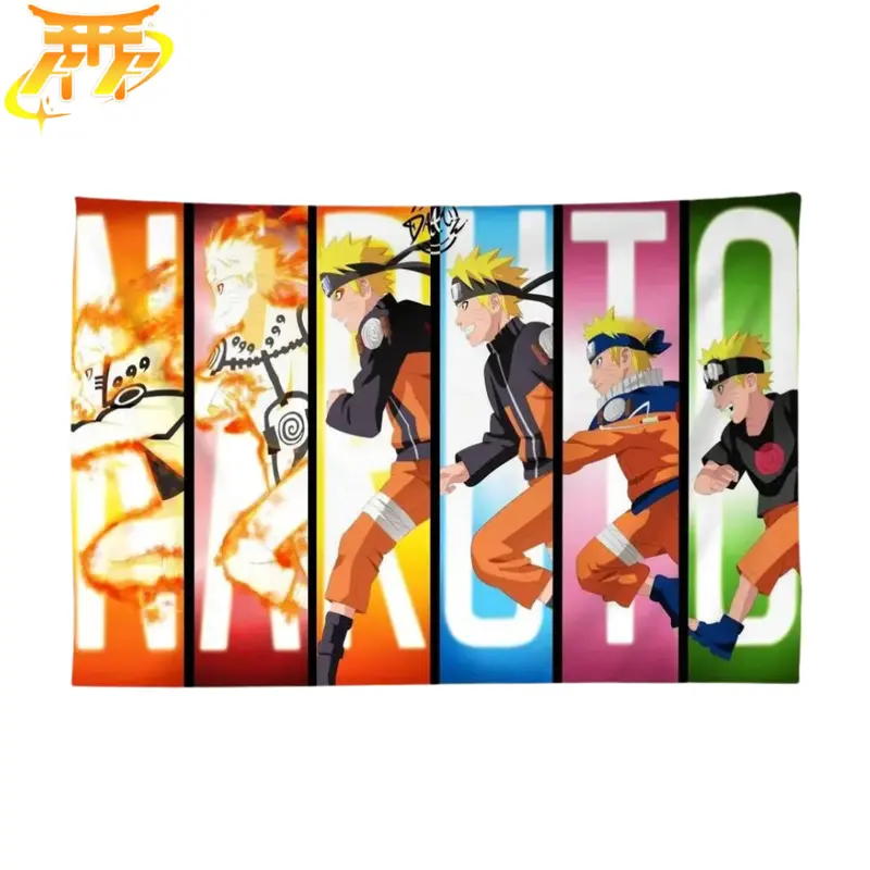 Naruto "Evolution of the Hero" Flag - Naruto