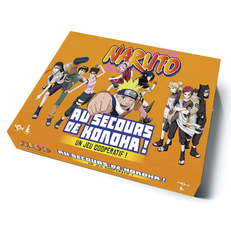 Naruto - Jeu de Société - Au Secours de Konoha - Le grand jeu officiel
