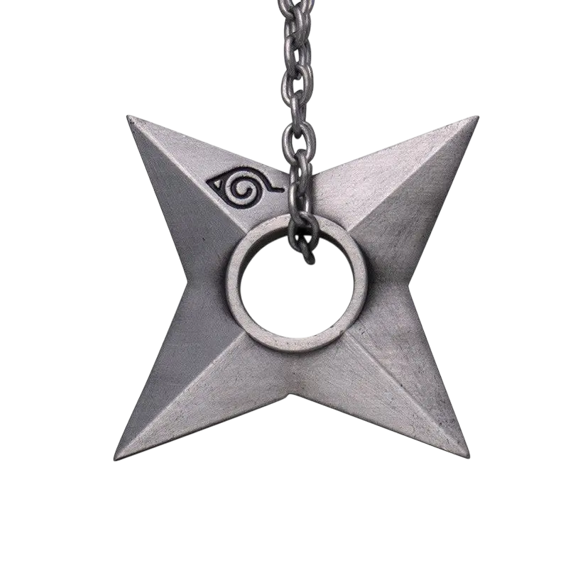 Naruto Porte-clés 3D - Shuriken Konoha