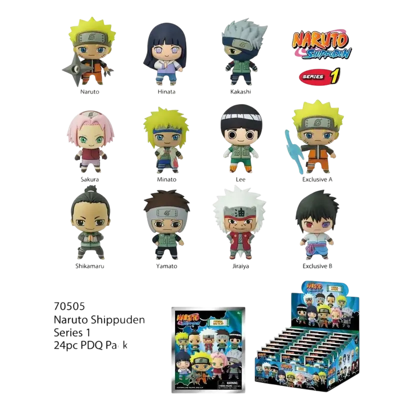 Naruto Shippuden Bag Clip Blind Box - Modèle aléatoire