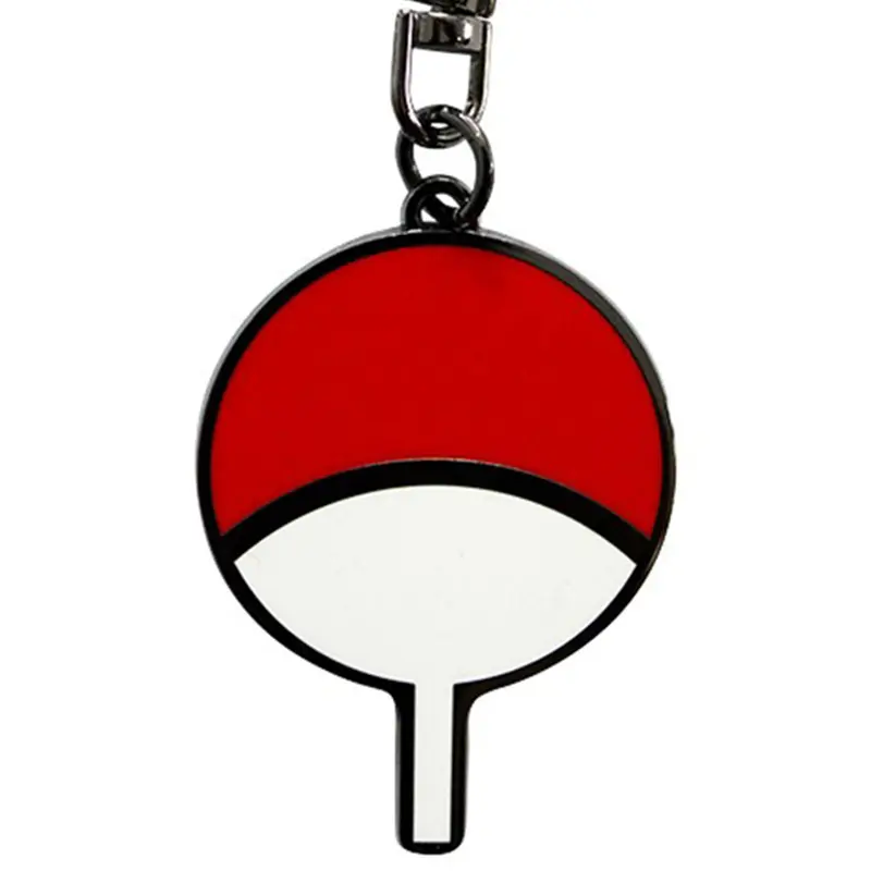 Naruto Shippuden - Porte-clés Métal - Symbole Uchiwa