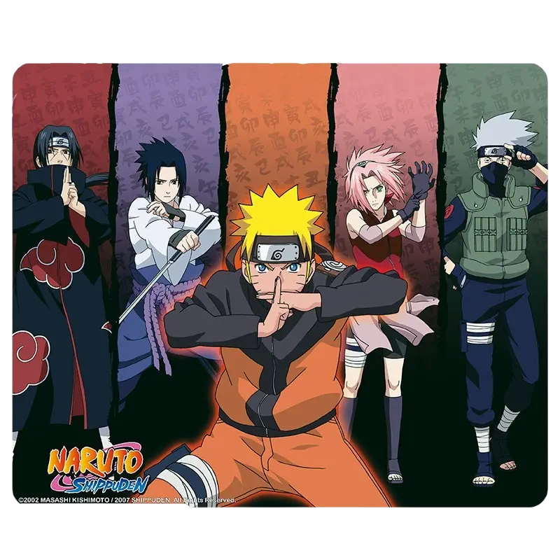 Naruto Tapis de souris souple - Groupe