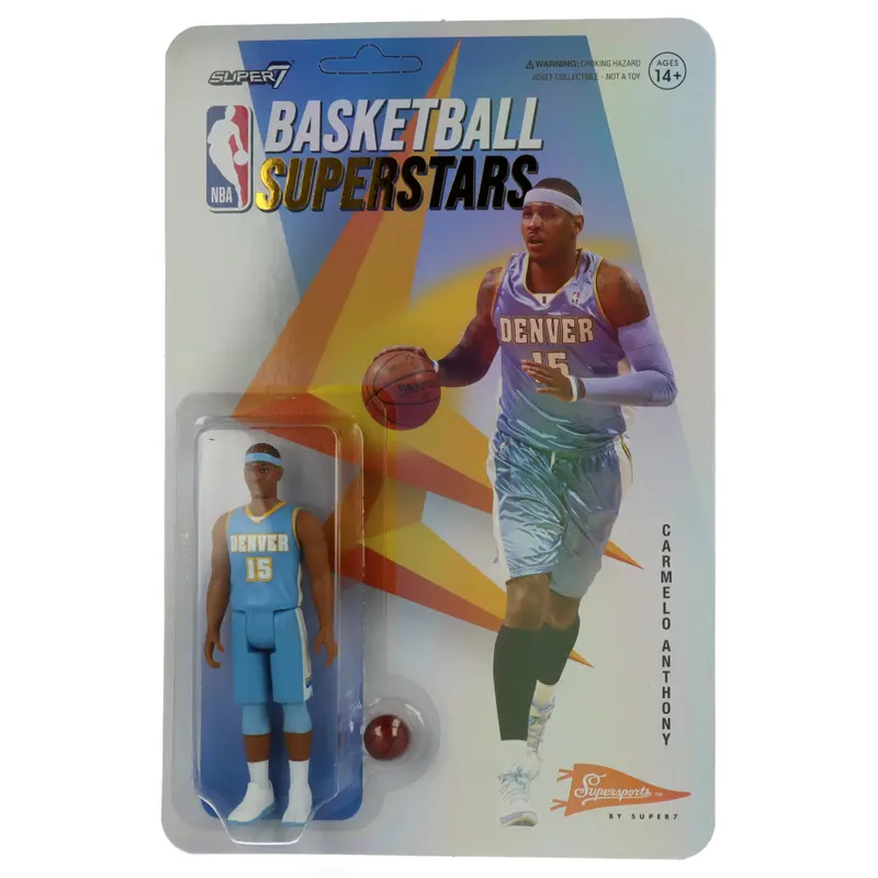NBA Hardwood Classics Supersports Figures Carmelo Anthony (Nuggets) - ReAction figure