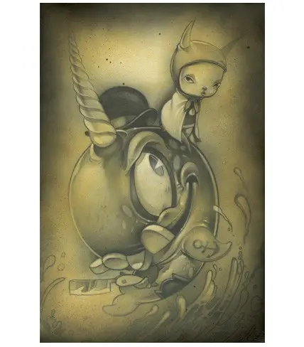 Oliver and Mortimer Print