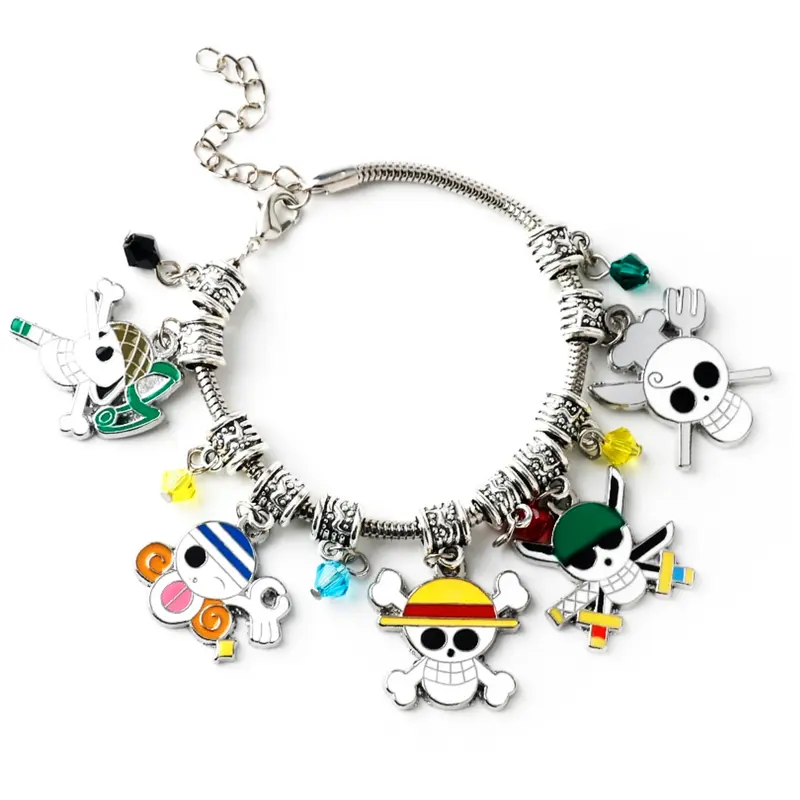 One Piece Armband Skulls