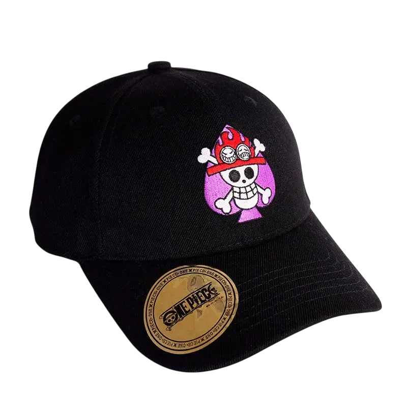 One Piece Casquette - Noir - Skull Ace