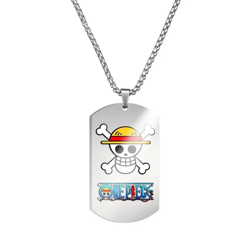 One Piece Crew Silver Necklace