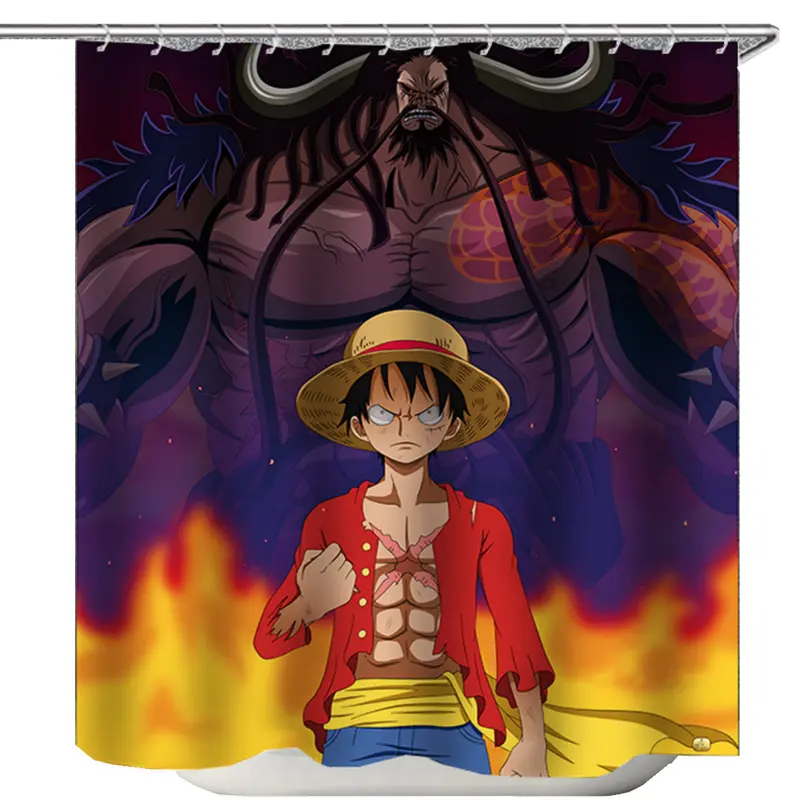One Piece Duschdraperi Luffy Determination
