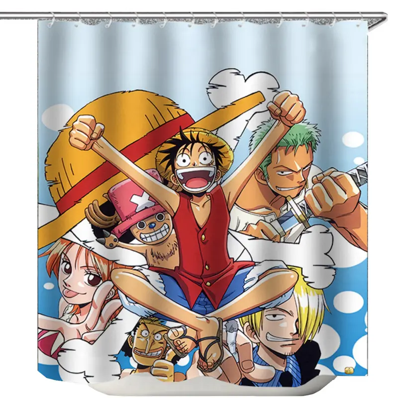 One Piece Duschdraperi Straw Hat Pirates
