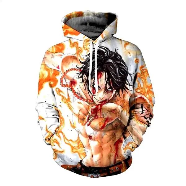 One Piece Hoodie Portgas D. Ace