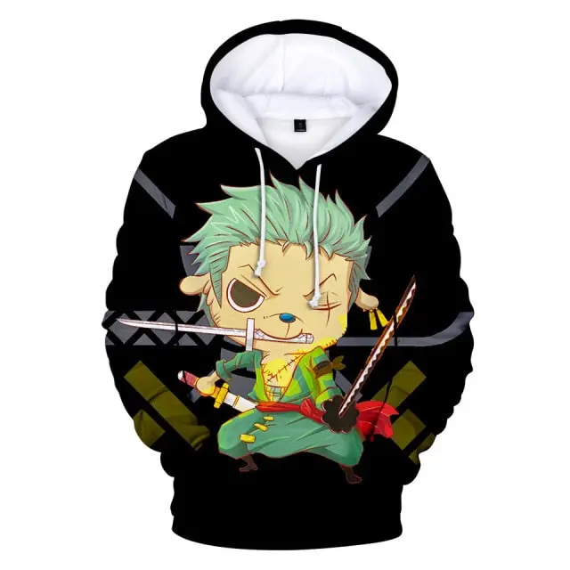 One Piece Hoodie Young Zoro