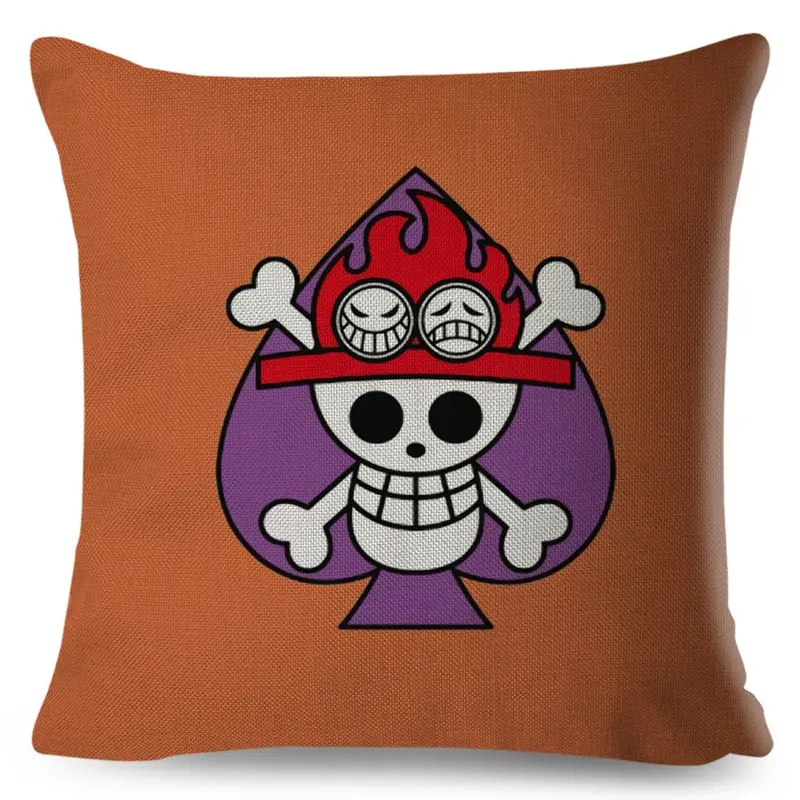 One Piece Kuddfodral Ace Jolly Roger