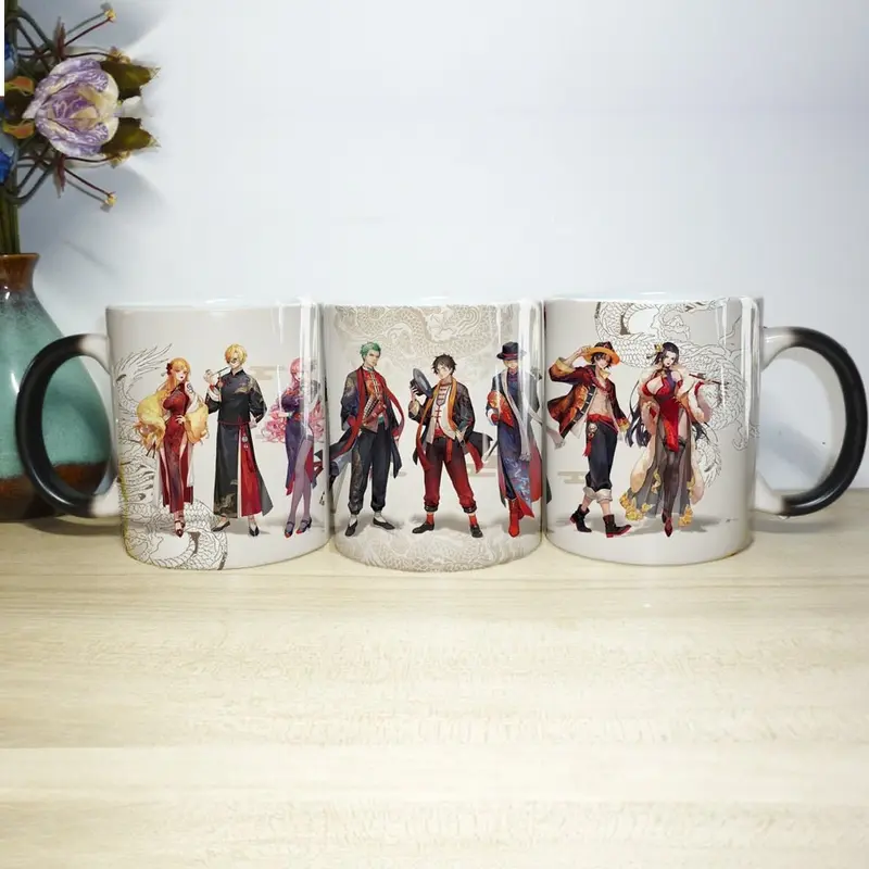 One Piece Luffy Friends Magic Mug