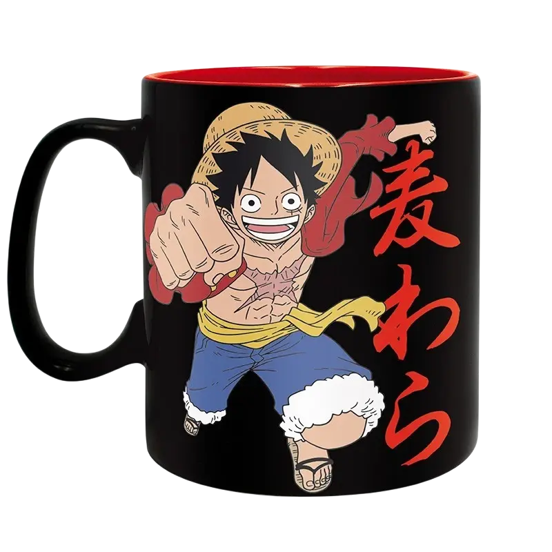 One Piece Mug - 460 ml - Luffy & Skull - boîte