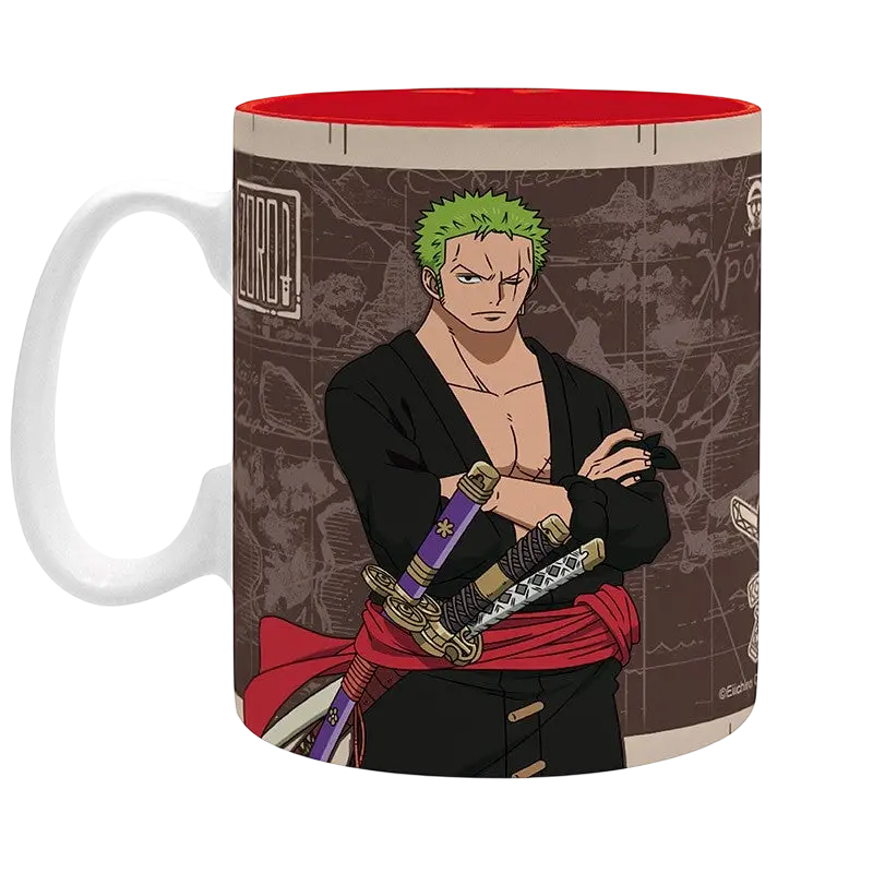 One Piece Mug - 460 ml - "Zoro Wanted" - boîte