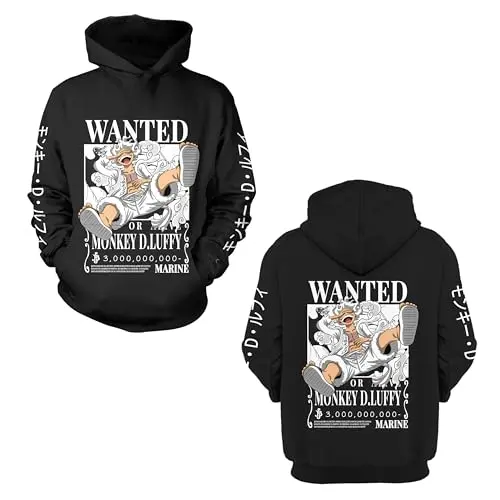 One Piece Mugiwara Luffy Yonko Rate Hoodie