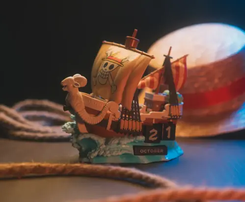 ONE PIECE NETFLIX - Going Merry - Calendrier Perpétuel 3D en Résine