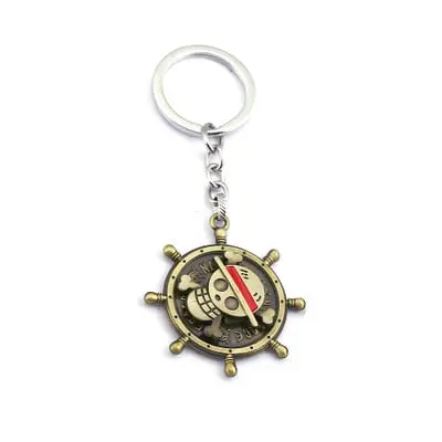 One Piece Nyckelring Skull Wheel