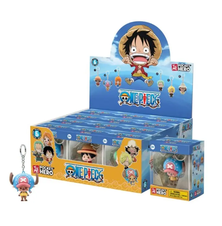 One Piece Porte-clé Pocket Hero 5,5 cm - Modèle aléatoire