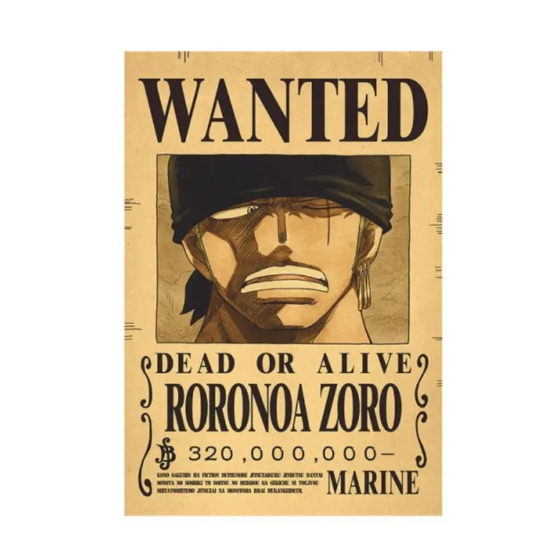 One Piece Poster Roronoa Zoro