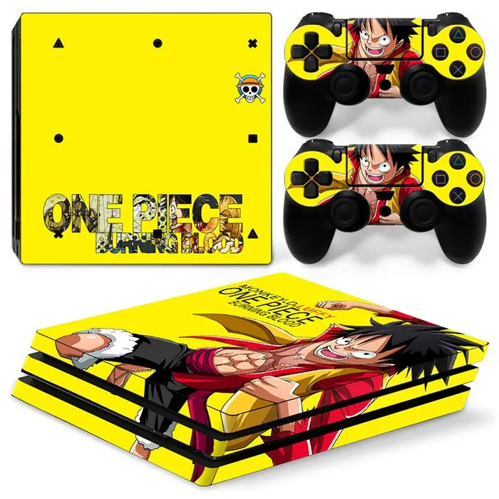 One Piece PS4 Pro Skin Burning Blood Luffy