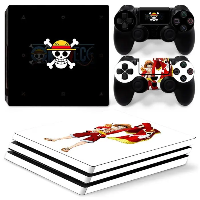 One Piece PS4 Pro Skin Luffy Straw Hat
