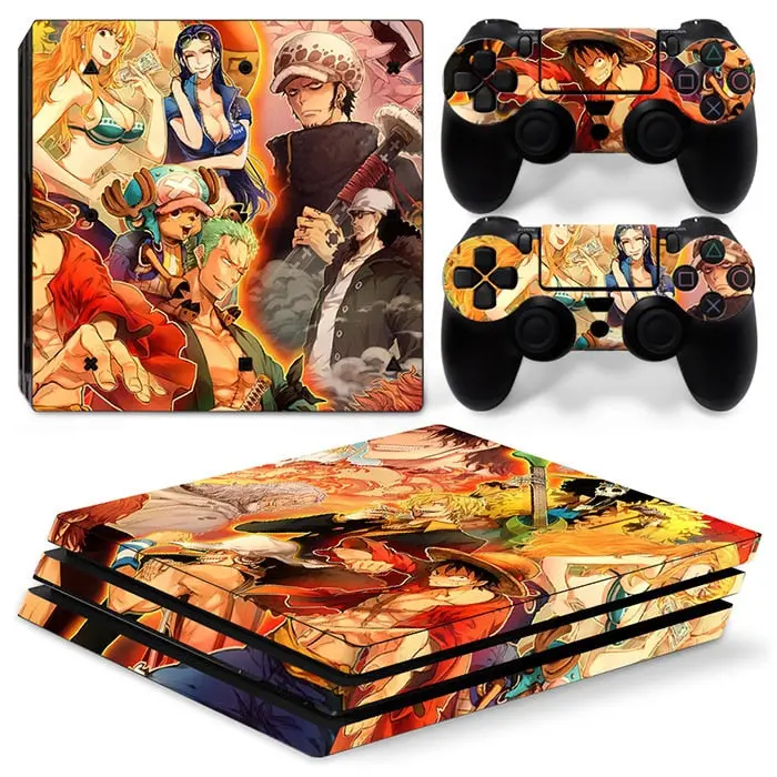 One Piece PS4 Pro Skin Straw Hats