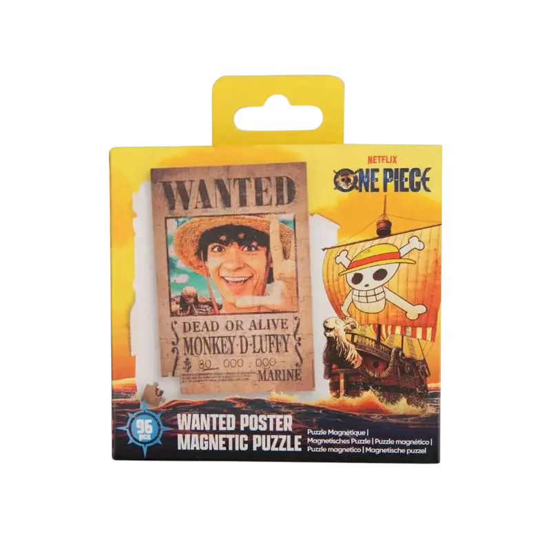 One Piece - Puzzle magnétique - Wanted Luffy