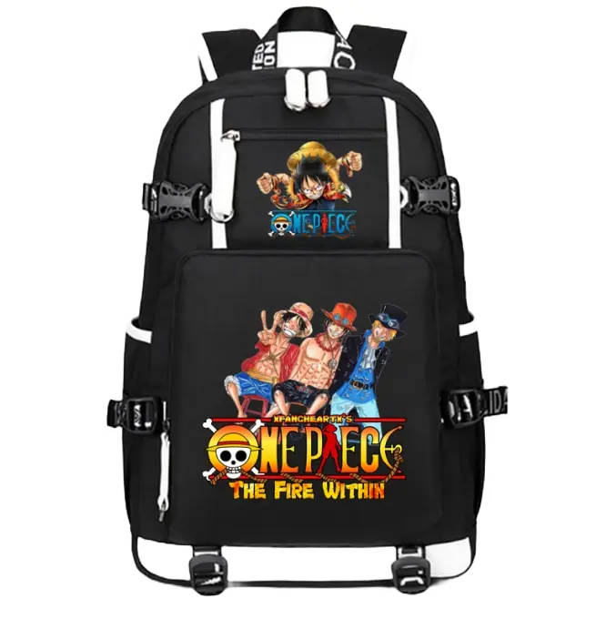 One Piece Ryggsäck Luffy, Ace & Sabo