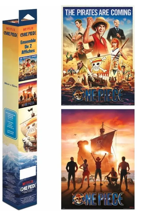 One Piece - Set de 2 posters - Série Netflix (52x38 cm)