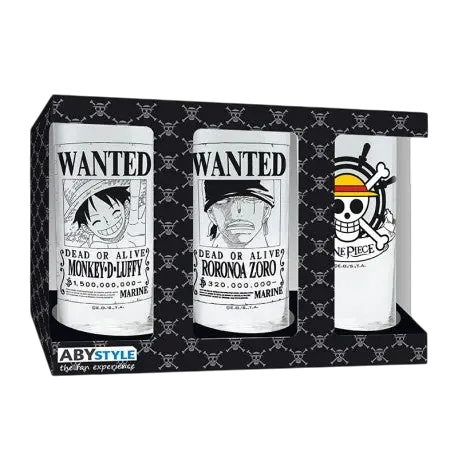 One Piece - Set de 3 verres