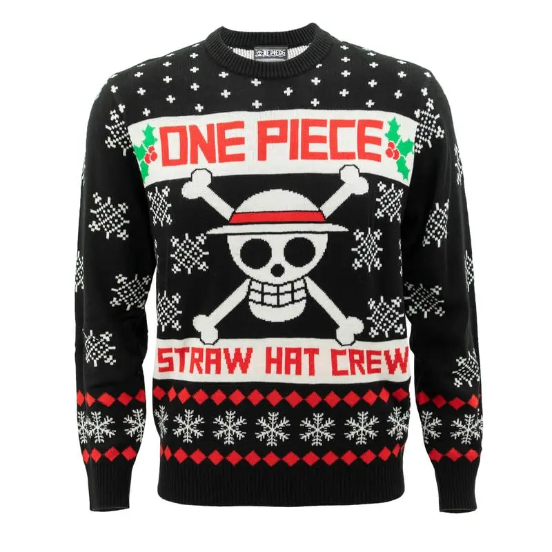 One Piece Straw Hat Crew Emblematic Christmas Sweater