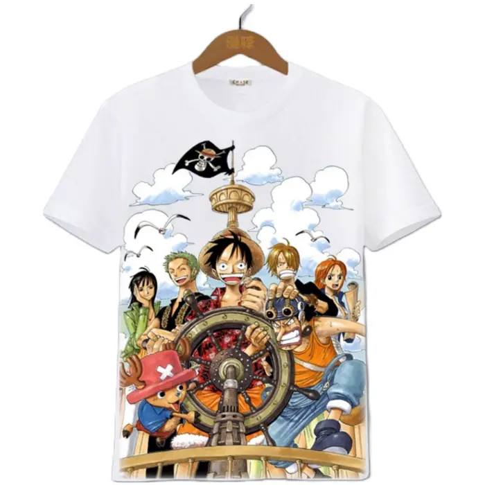 One Piece T-Shirt Straw Hat Pirates