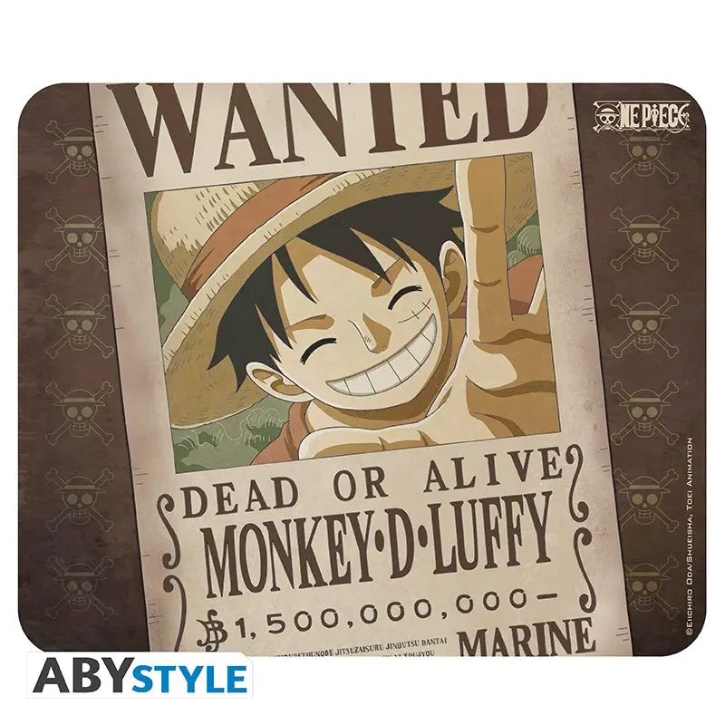 One Piece - Tapis de souris - Luffy Wanted