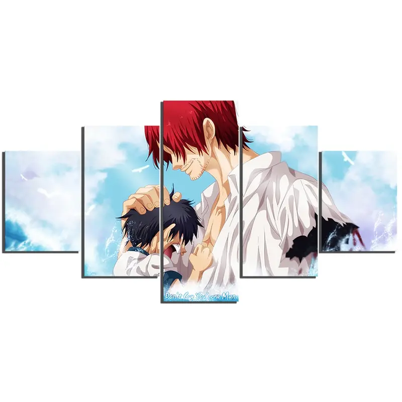 One Piece Tavla (5-Delar) Shanks & Luffy