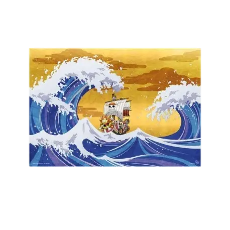 One Piece - Thousand Sunny - Tirage encadré 30x40 cm