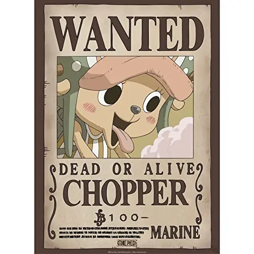 One Piece Tony Chopper Wanted Poster