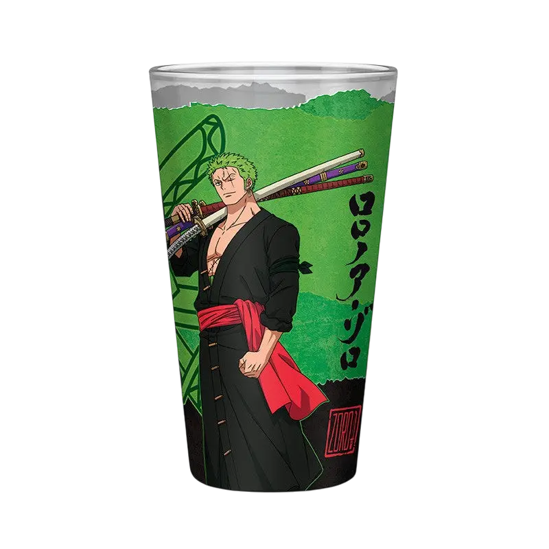 One Piece Verre XXL - 400 ml - Zoro - boîte