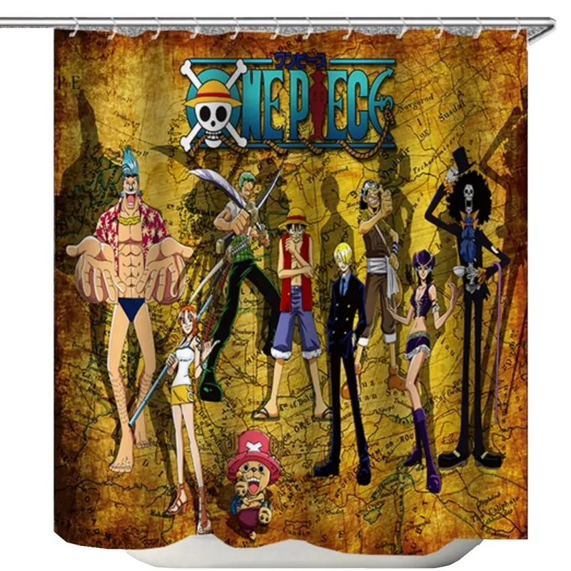 One Piece World Duschdraperi