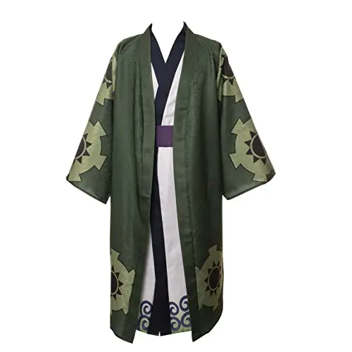 One Piece Zoro Authentic Wano Cosplay Costume