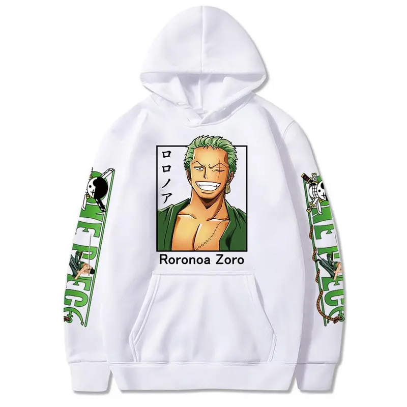 One Piece Zoro Simple Style Hoodie