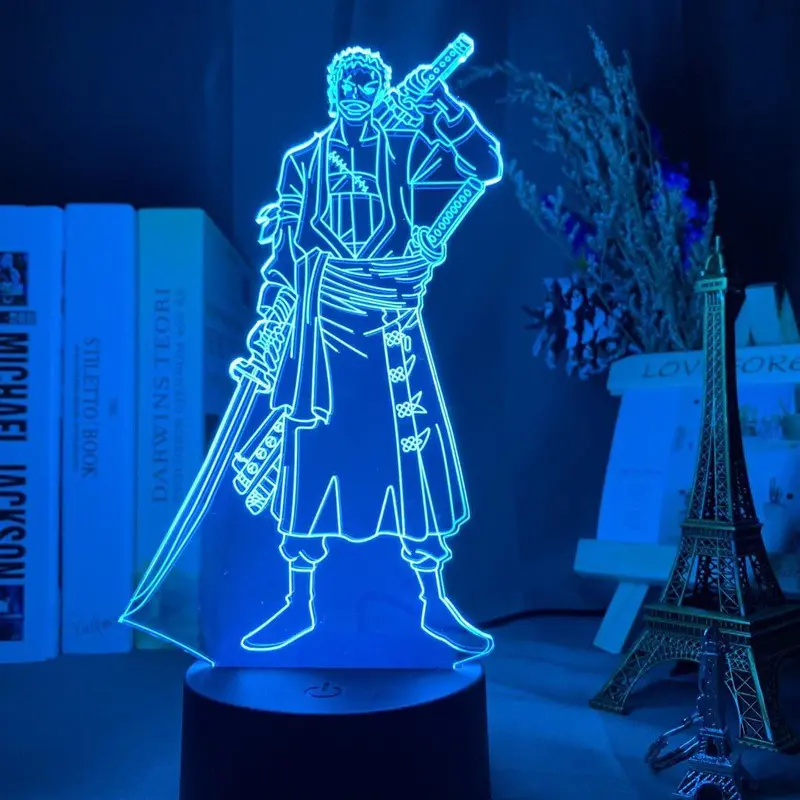 One Pieces Zoro Armed 3D LED
