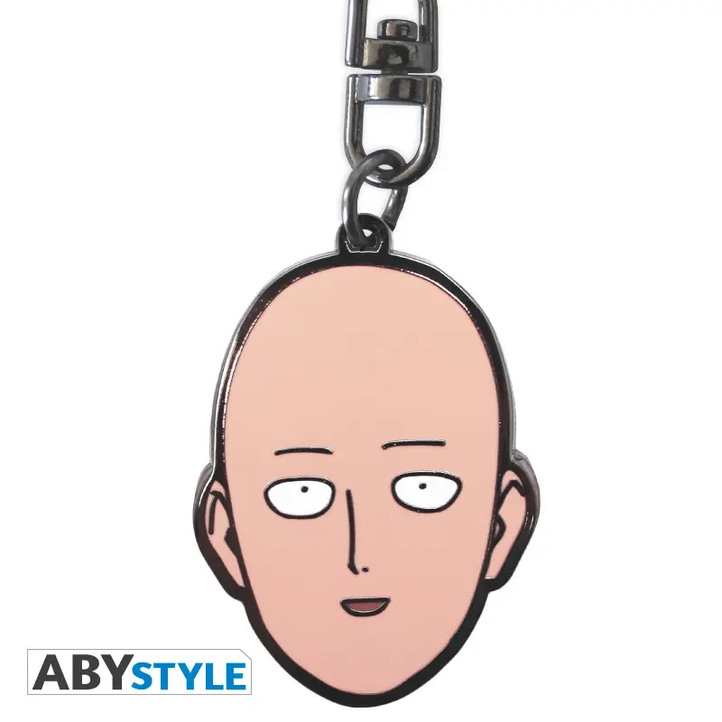 One Punch Man - Porte-clés Métal - Tête Saitama