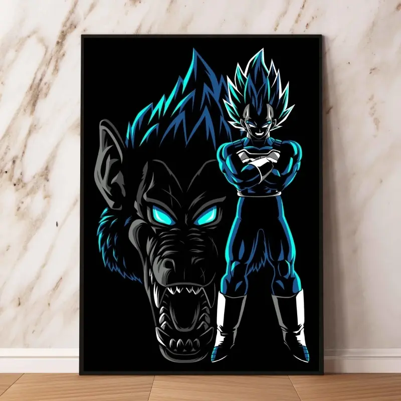 Oozaru x Vegeta Poster
