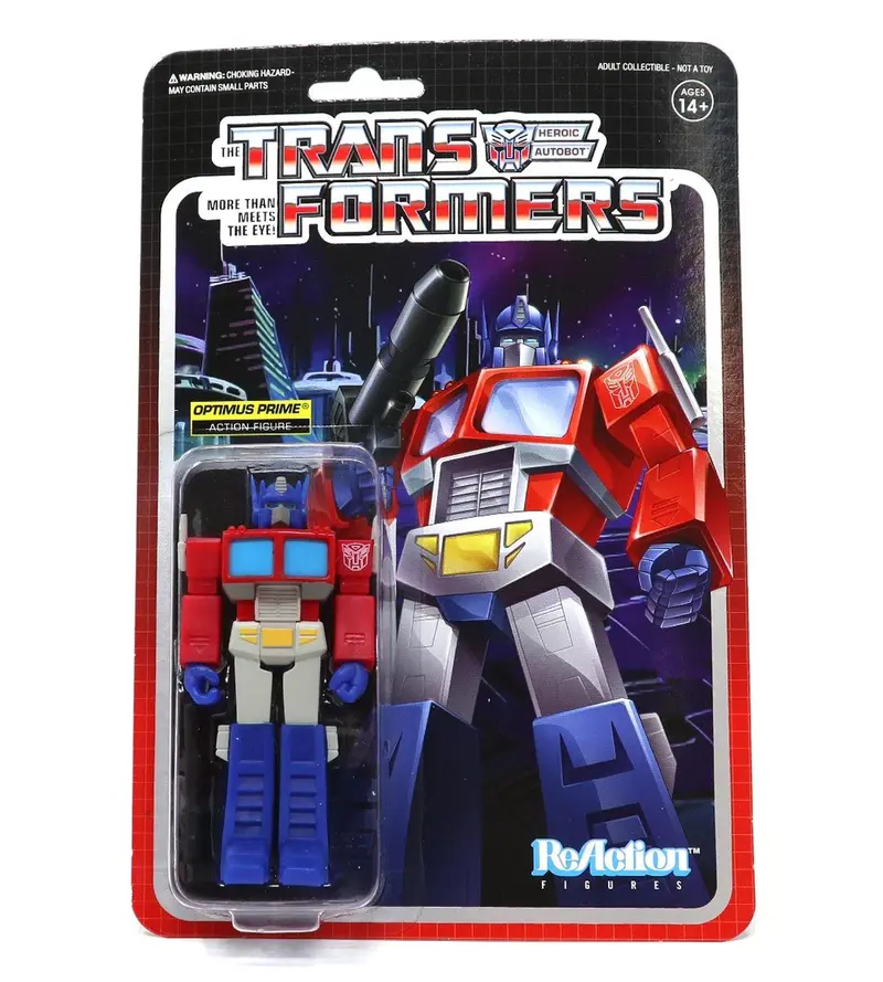 Optimus Prime- Transformers wave 1 - ReAction figure
