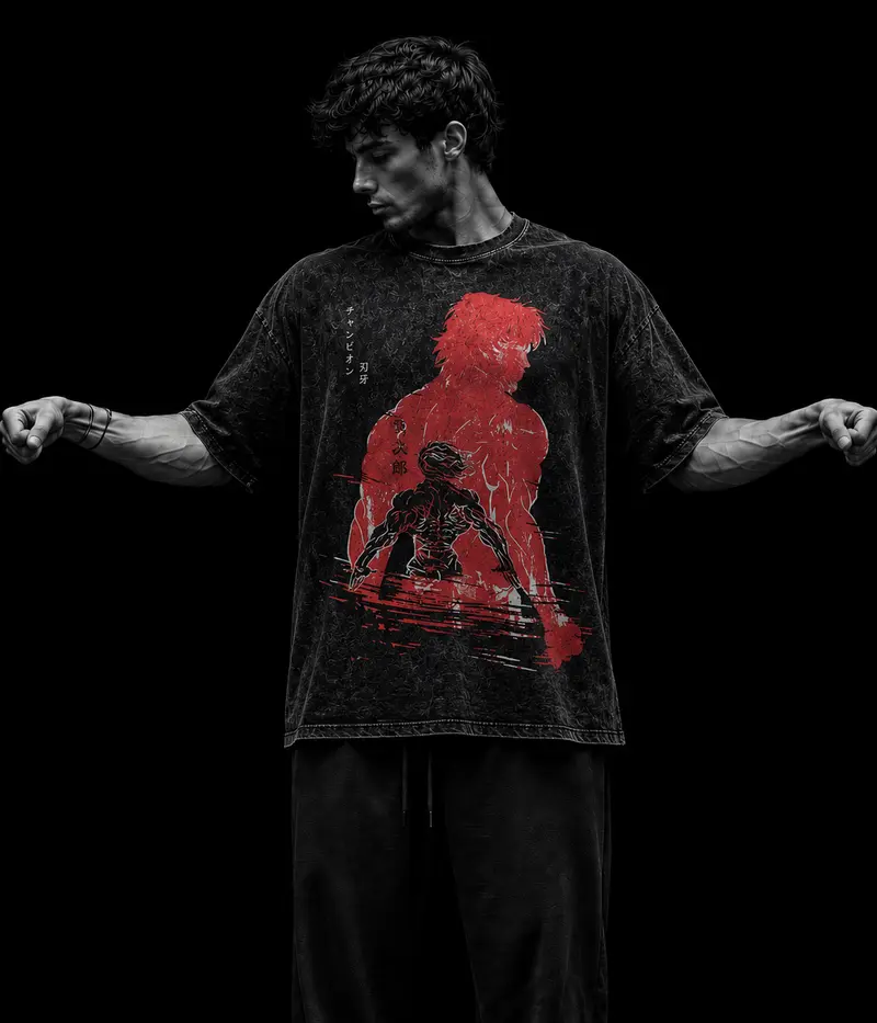 Oversize shirts Baki Hanma v2