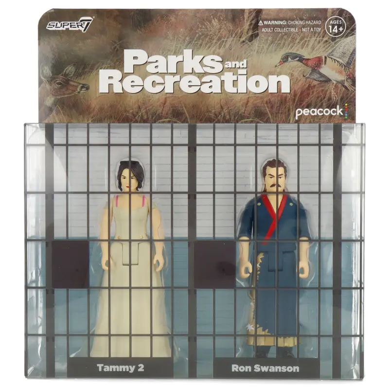 Parks and Recreation - Ron and Tammy 2 Wedding Night - ReAction figures