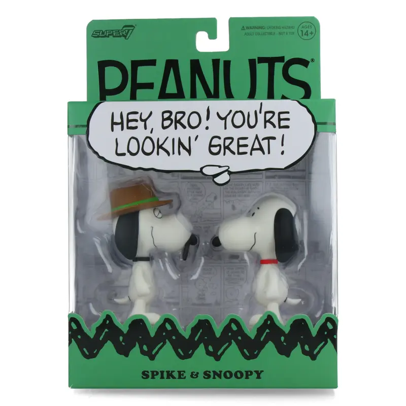 Peanuts ReAction Figures - Snoopy & Spike (2-Pack)