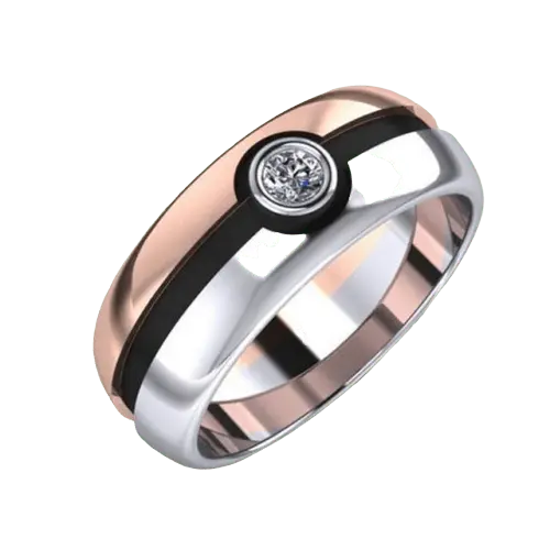 Poké Ball Pokémon Ring
