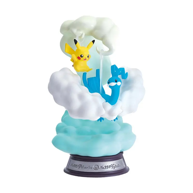 Pokémon - Figurine Pikachu & Altaria - Swing Vignette Collection 2
